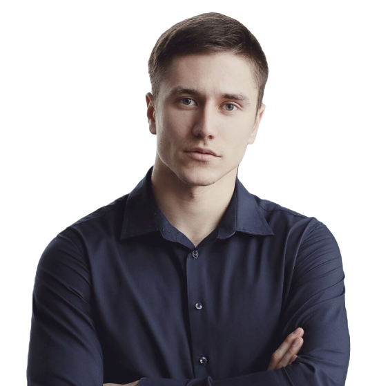 Professional portrait of John Smith, passionate software developer.